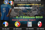 6-7 Febbraio, Milano (MI). Calcio A5 “Over35″ – Girone A
