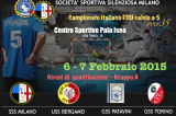 6-7 Febbraio, Milano (MI). Calcio A5 “Over35″ – Girone A