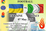 7 Maggio, Ucraina-Italia. Qualificazioni di Calcio A11