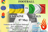 7 Maggio, Ucraina-Italia. Qualificazioni di Calcio A11 7 Maggio, Ucraina-Italia. Qualificazioni di Calcio A11