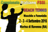 2-4 Settembre, Marina di Ravenna (RA). Campionato FSSI di Beach Tennis M/F 2-4 Settembre, Marina di Ravenna (RA). Campionato FSSI di Beach Tennis M/F