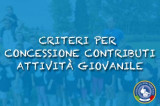 Criteri per concessione Contributi attività giovanile 2018 Criteri per concessione Contributi attività giovanile 2018