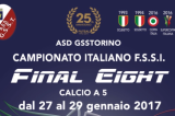 27-29 Gennaio, Carmagnola (TO). Final Eight Calcio A5