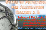4 Febbraio, Chiuduno (BG). Stage di formazione per allenatori di Calcio A5 4 Febbraio, Chiuduno (BG). Stage di formazione per allenatori di Calcio A5