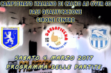 4 Marzo, Ceprano (FR). Qualificazioni Campionato Calcio A5 “Over40” – Girone Centro
