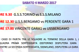 4 Marzo, Grugliasco (TO). Qualificazioni Campionato Calcio A5 “Over40” – Girone Nord