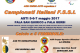 5-7 Maggio, Asti (TO). Campionato FSSI di Calcio A5/F e Under21