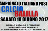 10 Giugno, Tortoreto Lido (TE). Campionato FSSI di Calcio Balilla