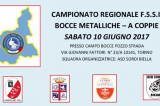 10 Giugno, Torino. Campionato Regionale FSSI di Bocce Metalliche