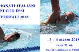 3-4 Marzo, Fabriano (AN). Campionato FSSI di Nuoto in vasca corta 3-4 Marzo, Fabriano (AN). Campionato FSSI di Nuoto in vasca corta