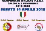 14 Aprile, Chiuduno (BG). Campionato FSSI di Calcio A5 Femminile