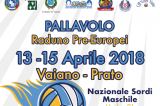 13-15 Aprile, Vaiano (PO). Raduno Pre-Europei di Pallavolo Under21/M