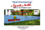 2 Giugno, Bergamo (BG). Deaf Orienteering “Lo Sport per tutti” 2 Giugno, Bergamo (BG). Deaf Orienteering “Lo Sport per tutti”