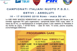 16-17 Giugno, Roma (RM). Campionato FSSI di Nuoto “Estivi” 50mt 16-17 Giugno, Roma (RM). Campionato FSSI di Nuoto “Estivi” 50mt