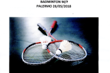 26 Maggio, Palermo (PA). Campionato FSSI di Badminton M/F 26 Maggio, Palermo (PA). Campionato FSSI di Badminton M/F