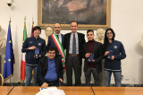 Consegnate le Benemerenze ai quattro atleti della FSSI Consegnate le Benemerenze ai quattro atleti della FSSI