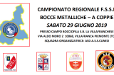 29 Giugno, Villafranca (TO). Campionato Regionale FSSI di Bocce