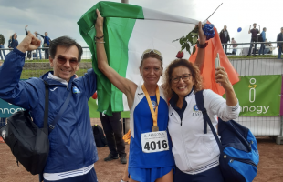 Cristina Gogna è medaglia di bronzo agli Europei di Maratona Sordi di Essen (Germania)