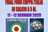 11-12 Gennaio, Castelnovo di Sotto (RE). Coppa Italia FSSI di Calcio A5 11-12 Gennaio, Castelnovo di Sotto (RE). Coppa Italia FSSI di Calcio A5