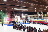 Palaghiaccio di Chiavenna gremito per la finale di hockey su ghiaccio: vincono gli USA alle Winter Deaflympics