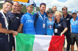 Renate Telser, splendido tris Renate Telser, splendido tris