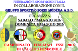 7-8 Maggio, Modena (MO). Campionato FSSI di Calcio A5 Femminile