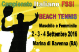 2-4 Settembre, Marina di Ravenna (RA). Campionato FSSI di Beach Tennis M/F