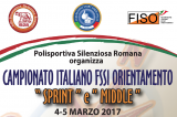 4-5 Marzo, Roma (RM). Campionato FSSI di Orientamento Sprint e Middle