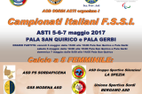 5-7 Maggio, Asti (TO). Campionato FSSI di Calcio A5/F e Under21 5-7 Maggio, Asti (TO). Campionato FSSI di Calcio A5/F e Under21