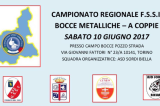 10 Giugno, Torino. Campionato Regionale FSSI di Bocce Metalliche 10 Giugno, Torino. Campionato Regionale FSSI di Bocce Metalliche