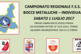 1 Luglio, Torino. Campionato Regionale FSSI di Bocce Metalliche