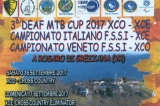 16-17 Settembre, Rosario di Grezzana (VR). 3° Deaf MTB Cup 2017 XCO