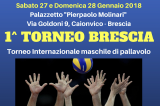 27-28 Gennaio, Brescia (BS). 1° Torneo Internazionale di Pallavolo Maschile