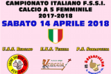 14 Aprile, Chiuduno (BG). Campionato FSSI di Calcio A5 Femminile