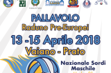 13-15 Aprile, Vaiano (PO). Raduno Pre-Europei di Pallavolo Under21/M