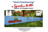 2 Giugno, Bergamo (BG). Deaf Orienteering “Lo Sport per tutti”