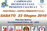 23 Giugno, Asti (AT). Campionato Regionale FSSI Piemonte di Calcio A5