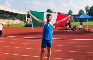 Matteo Masetti è d’oro nel lancio del giavellotto agli Europei di atletica leggera sordi