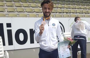 Alessandro Vizzini è medaglia di bronzo nelle 3.000 siepi agli Europei di atletica leggera sordi