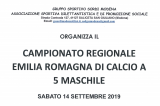 14 Settembre, Montale (MO). Campionato Regionale FSSI di Calcio A5