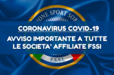 Sospensione Attività Sportiva Nazionale FSSI fino al 31 Maggio Sospensione Attività Sportiva Nazionale FSSI fino al 31 Maggio