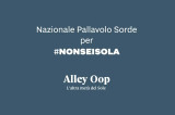 Anche la Nazionale di Pallavolo Sorde contro la violenza sulle donne #nonseisola